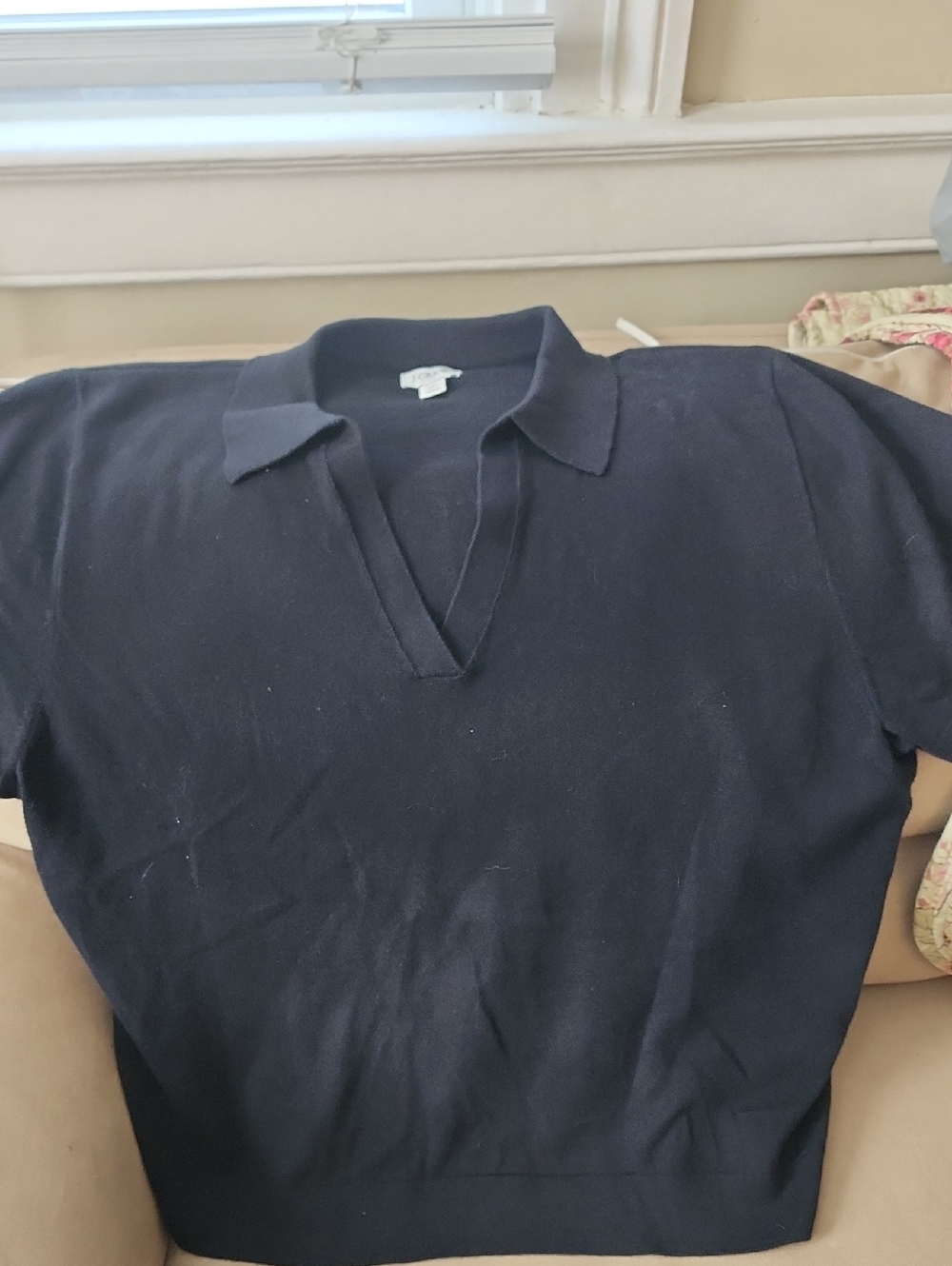JCrew Womens XL Polo-Style Knit Shirt